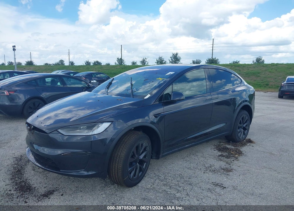 2024 TESLA MODEL X LONG RANGE VIN: 7SAXCBE56RF448220