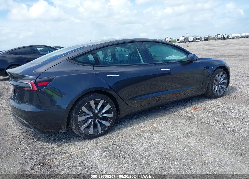 2024 TESLA MODEL 3 REAR-WHEEL DRIVE VIN: 5YJ3E1EA2RF751041