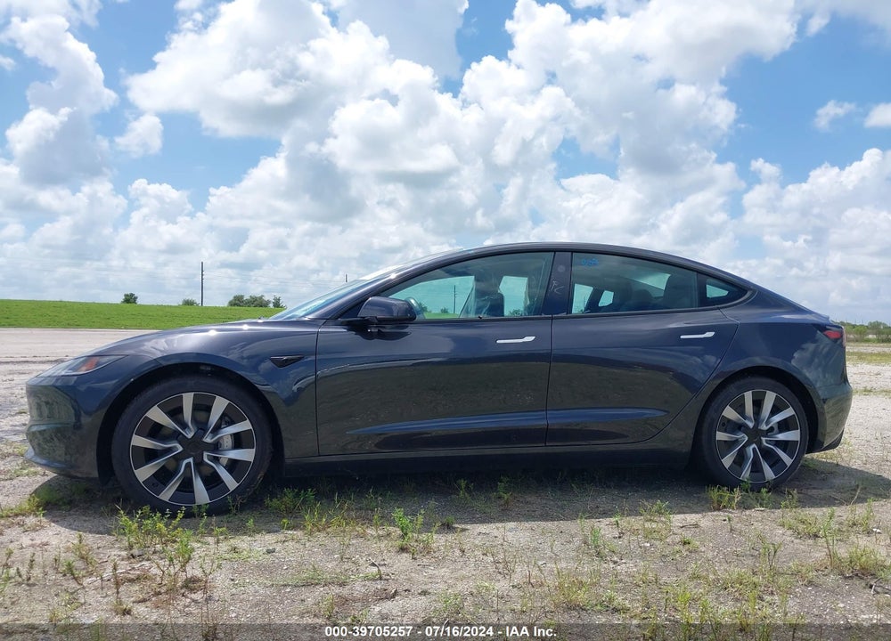 2024 TESLA MODEL 3 REAR-WHEEL DRIVE VIN: 5YJ3E1EA2RF751041