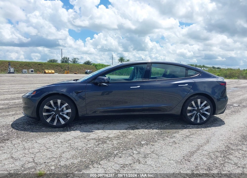 2024 TESLA MODEL 3 REAR-WHEEL DRIVE VIN: 5YJ3E1EA2RF752500