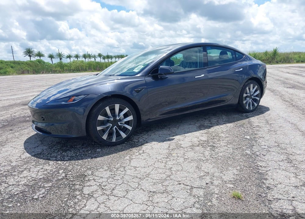 2024 TESLA MODEL 3 REAR-WHEEL DRIVE VIN: 5YJ3E1EA2RF752500