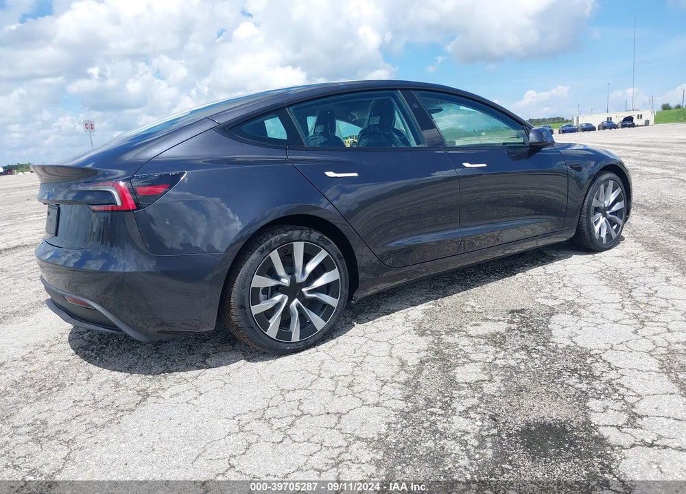 2024 TESLA MODEL 3 REAR-WHEEL DRIVE VIN: 5YJ3E1EA2RF752500