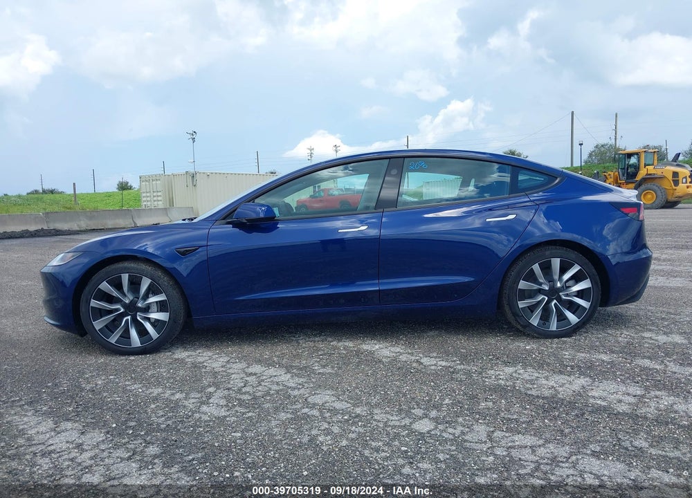 2024 TESLA MODEL 3 REAR-WHEEL DRIVE VIN: 5YJ3E1EA3RF750254