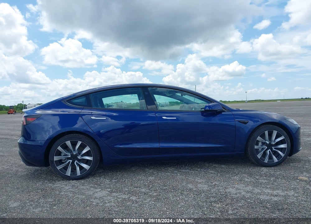 2024 TESLA MODEL 3 REAR-WHEEL DRIVE VIN: 5YJ3E1EA3RF750254