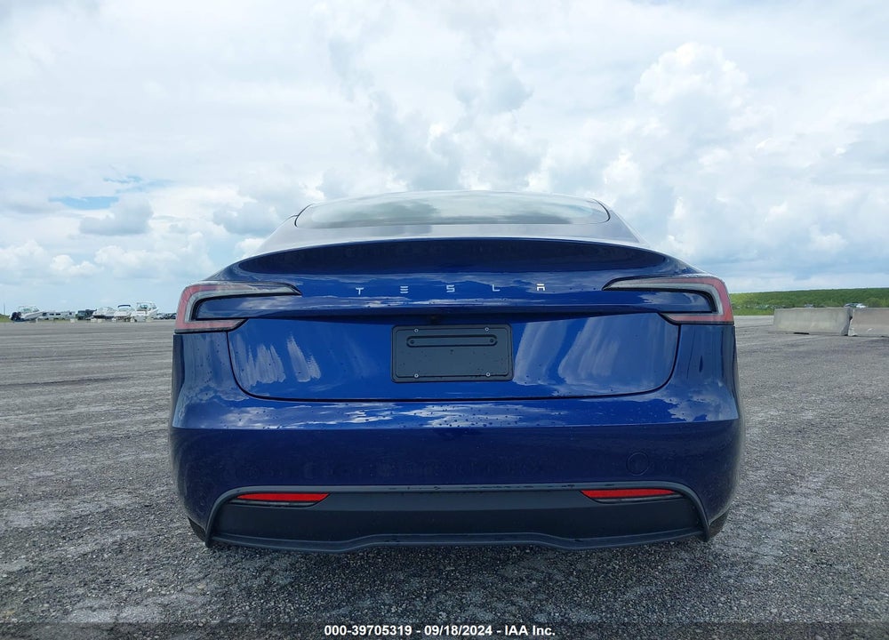 2024 TESLA MODEL 3 REAR-WHEEL DRIVE VIN: 5YJ3E1EA3RF750254