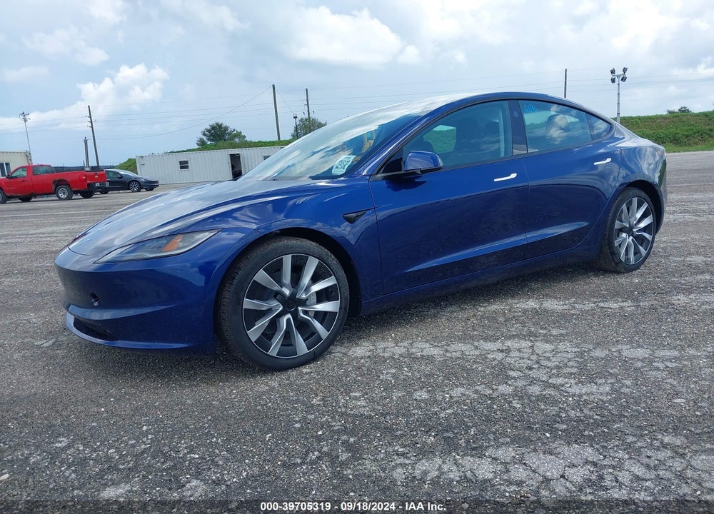 2024 TESLA MODEL 3 REAR-WHEEL DRIVE VIN: 5YJ3E1EA3RF750254