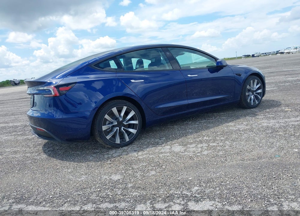 2024 TESLA MODEL 3 REAR-WHEEL DRIVE VIN: 5YJ3E1EA3RF750254
