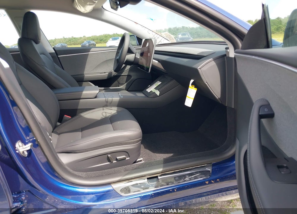 2024 TESLA MODEL 3 REAR-WHEEL DRIVE VIN: 5YJ3E1EA3RF750254