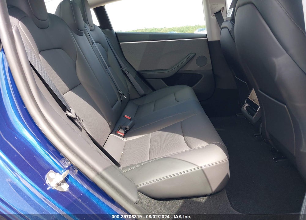 2024 TESLA MODEL 3 REAR-WHEEL DRIVE VIN: 5YJ3E1EA3RF750254