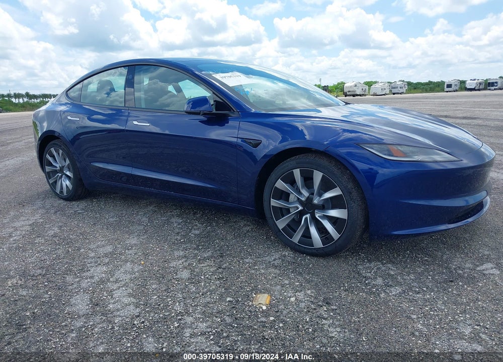2024 TESLA MODEL 3 REAR-WHEEL DRIVE VIN: 5YJ3E1EA3RF750254