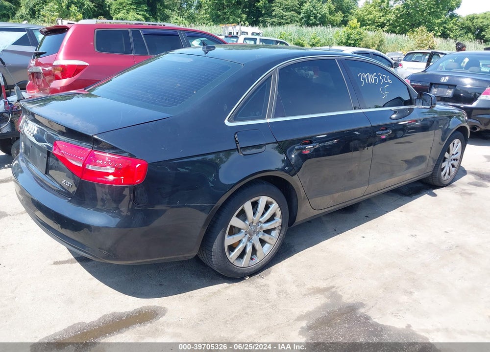 2013 AUDI A4 2.0T PREMIUM VIN: WAUBFAFL1DA091095