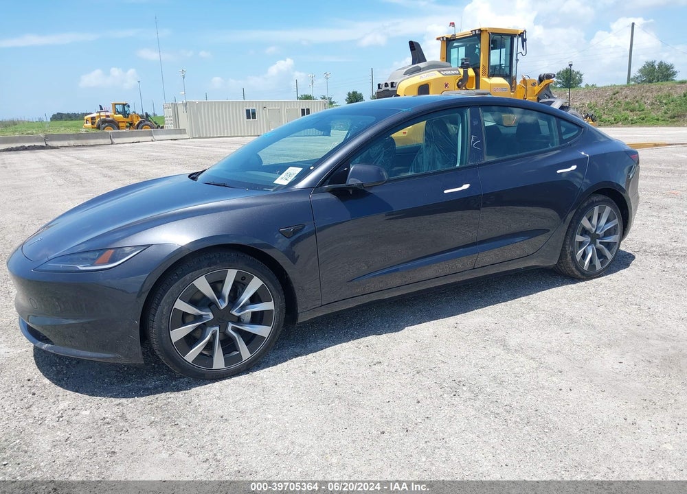 2024 TESLA MODEL 3 REAR-WHEEL DRIVE VIN: 5YJ3E1EA4RF752370