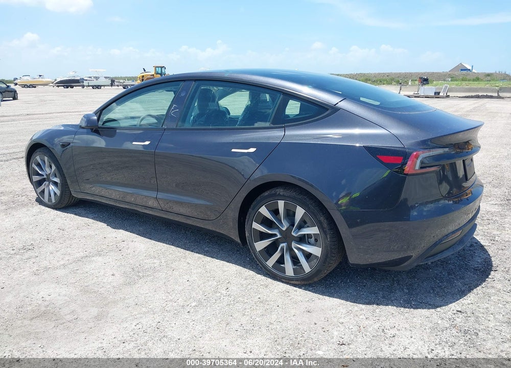 2024 TESLA MODEL 3 REAR-WHEEL DRIVE VIN: 5YJ3E1EA4RF752370