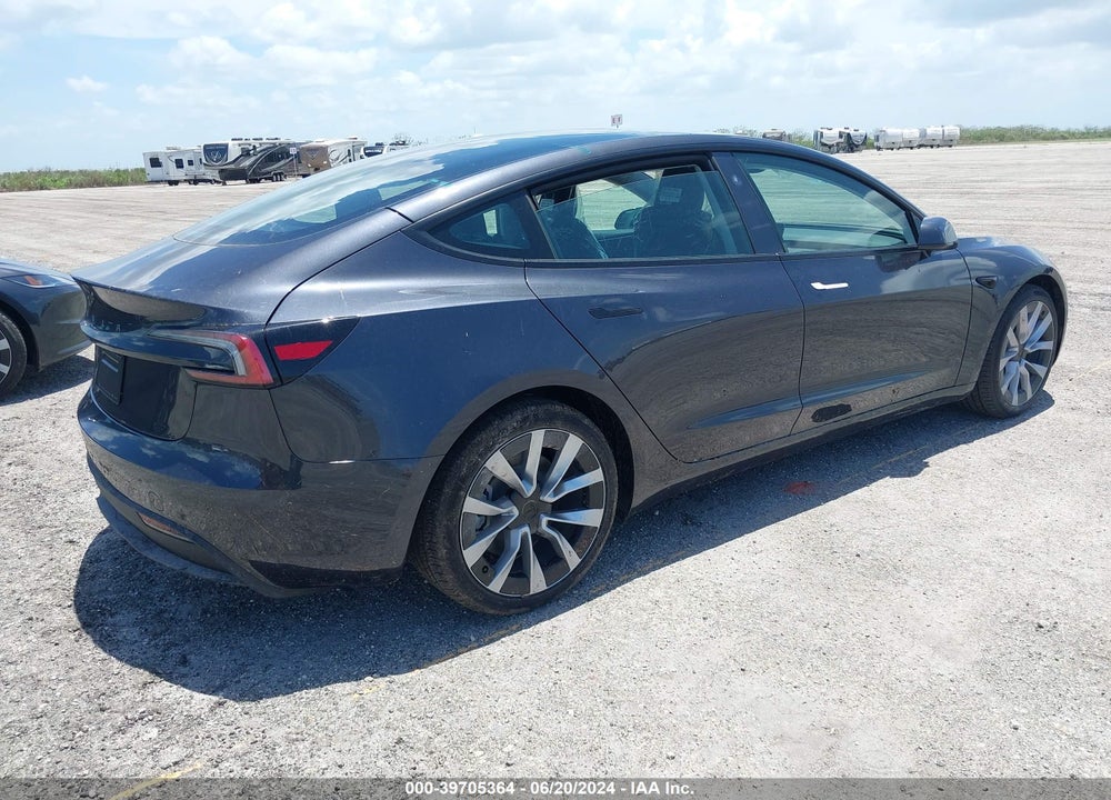 2024 TESLA MODEL 3 REAR-WHEEL DRIVE VIN: 5YJ3E1EA4RF752370