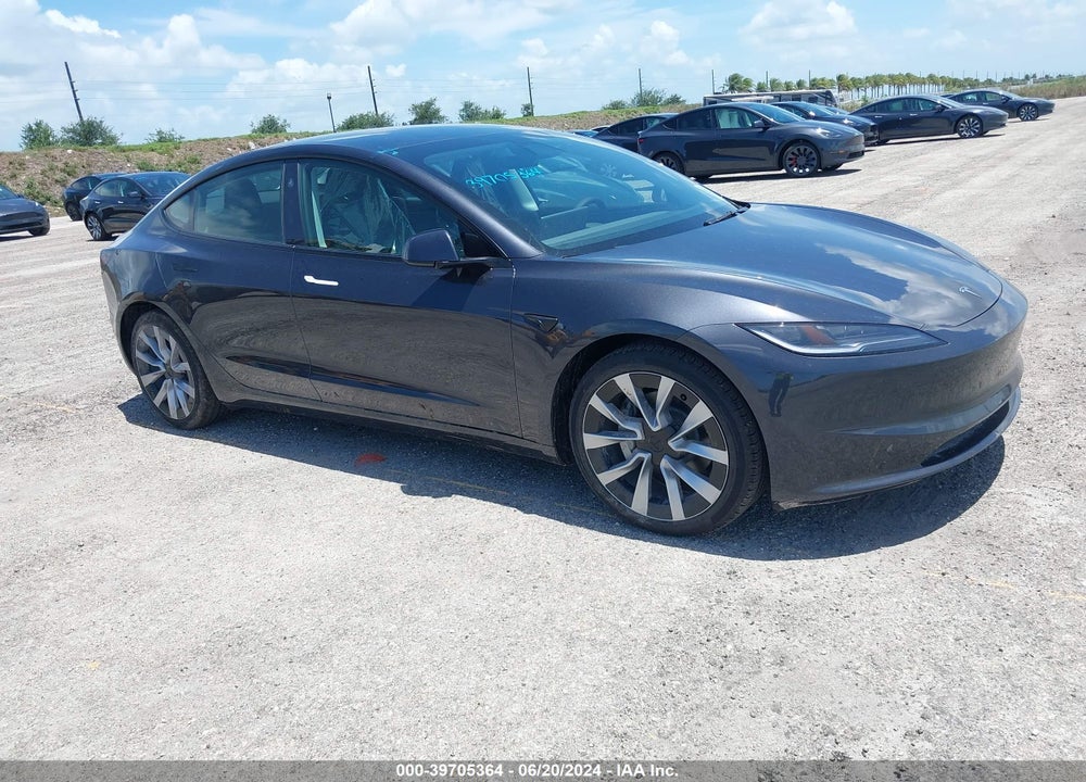 2024 TESLA MODEL 3 REAR-WHEEL DRIVE VIN: 5YJ3E1EA4RF752370