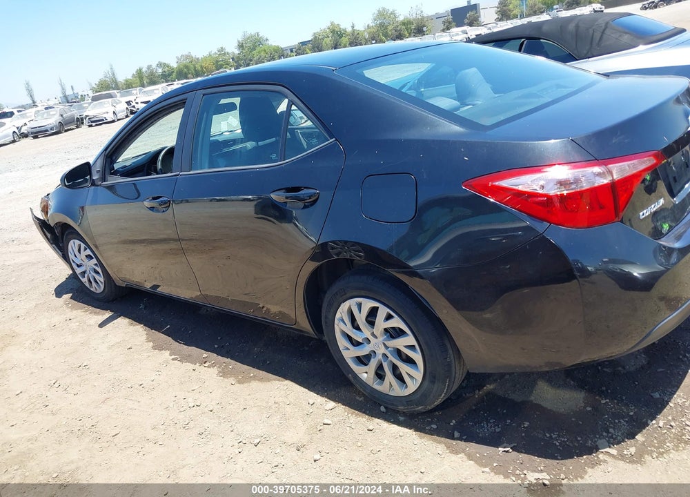2019 TOYOTA COROLLA LE VIN: 2T1BURHE3KC239861