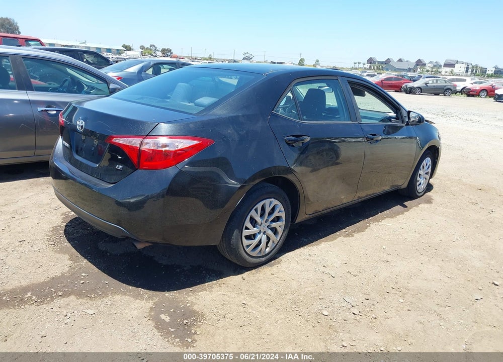 2019 TOYOTA COROLLA LE VIN: 2T1BURHE3KC239861
