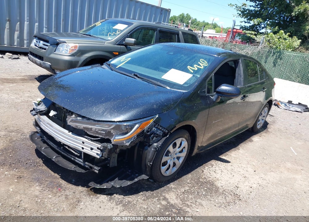2021 TOYOTA COROLLA LE VIN: 5YFEPMAE3MP177592