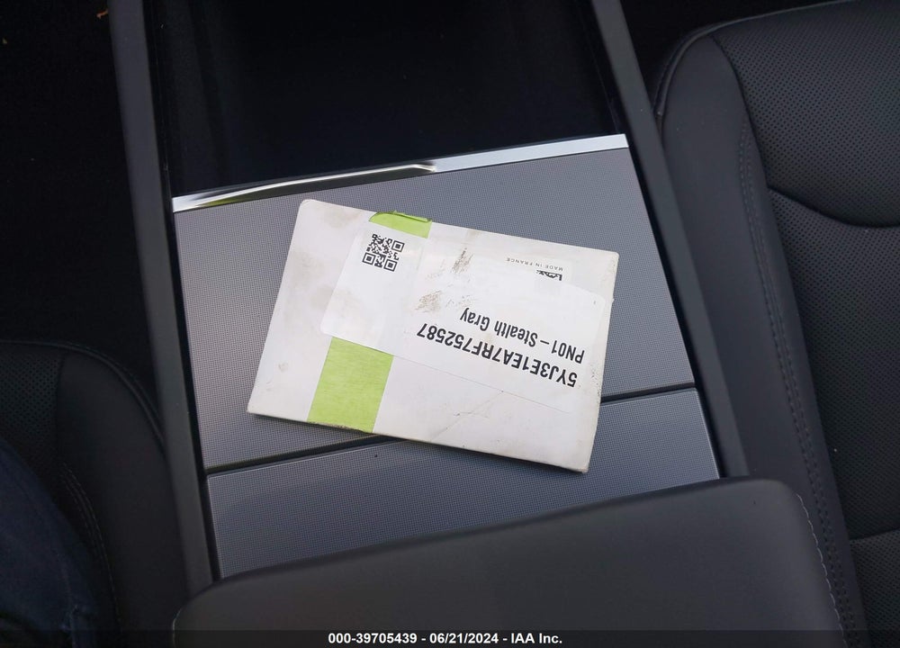 2024 TESLA MODEL 3 REAR-WHEEL DRIVE VIN: 5YJ3E1EA7RF752587