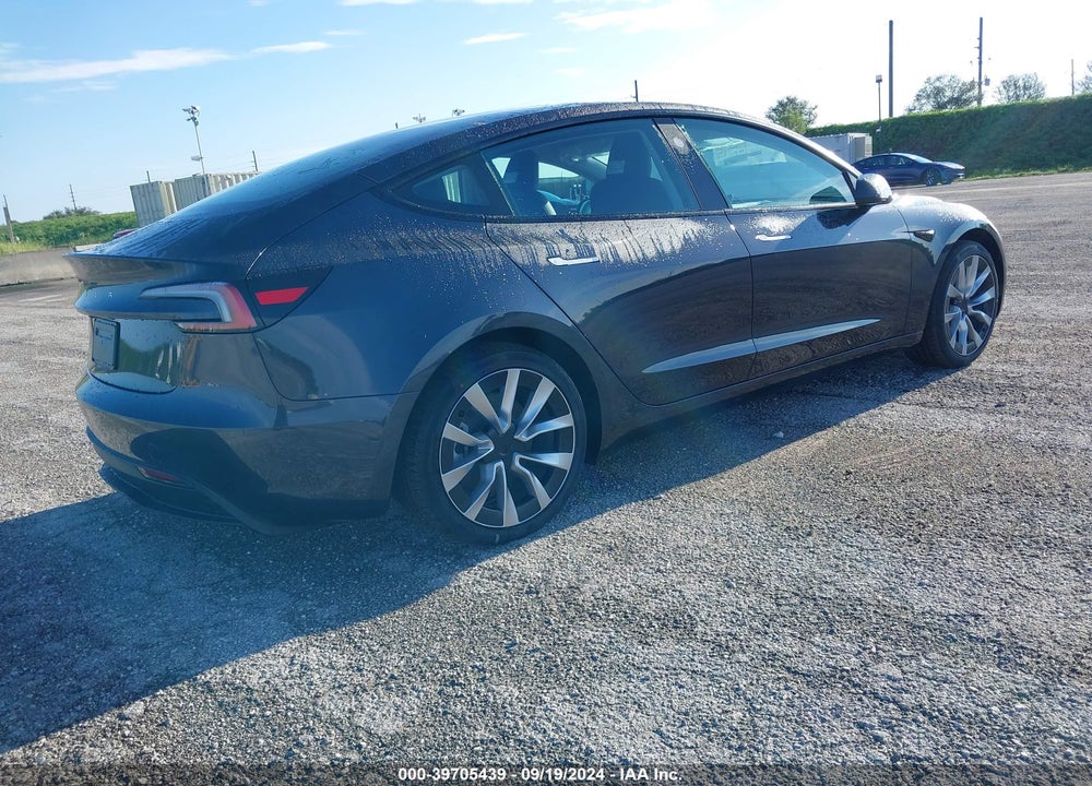 2024 TESLA MODEL 3 REAR-WHEEL DRIVE VIN: 5YJ3E1EA7RF752587