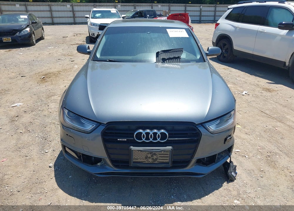 2014 AUDI A4 2.0T PREMIUM VIN: WAUHFAFL0EN017624