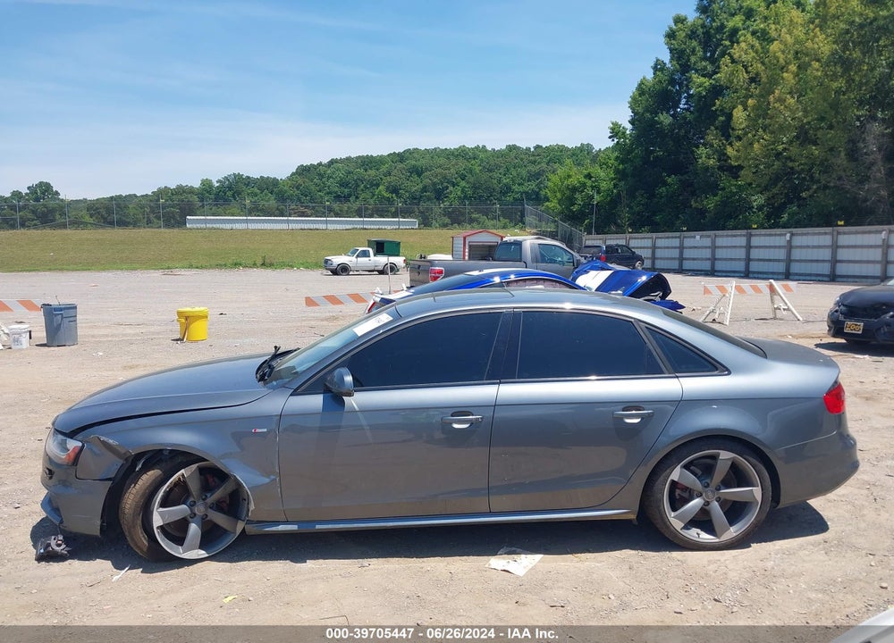 2014 AUDI A4 2.0T PREMIUM VIN: WAUHFAFL0EN017624