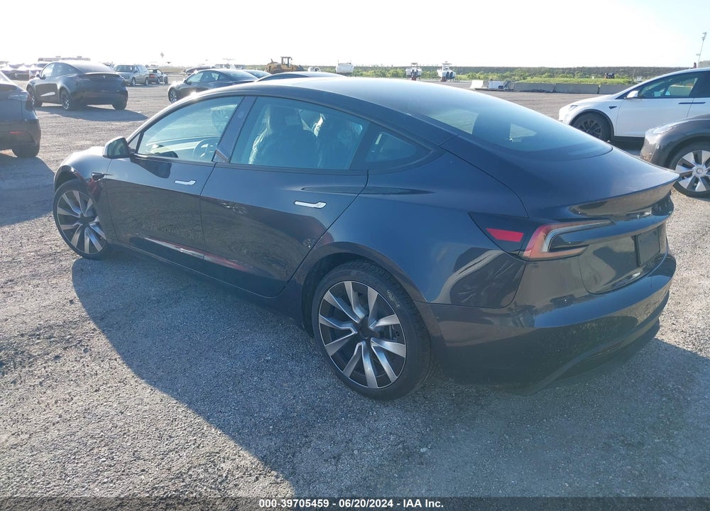 2024 TESLA MODEL 3 REAR-WHEEL DRIVE VIN: 5YJ3E1EA7RF752668