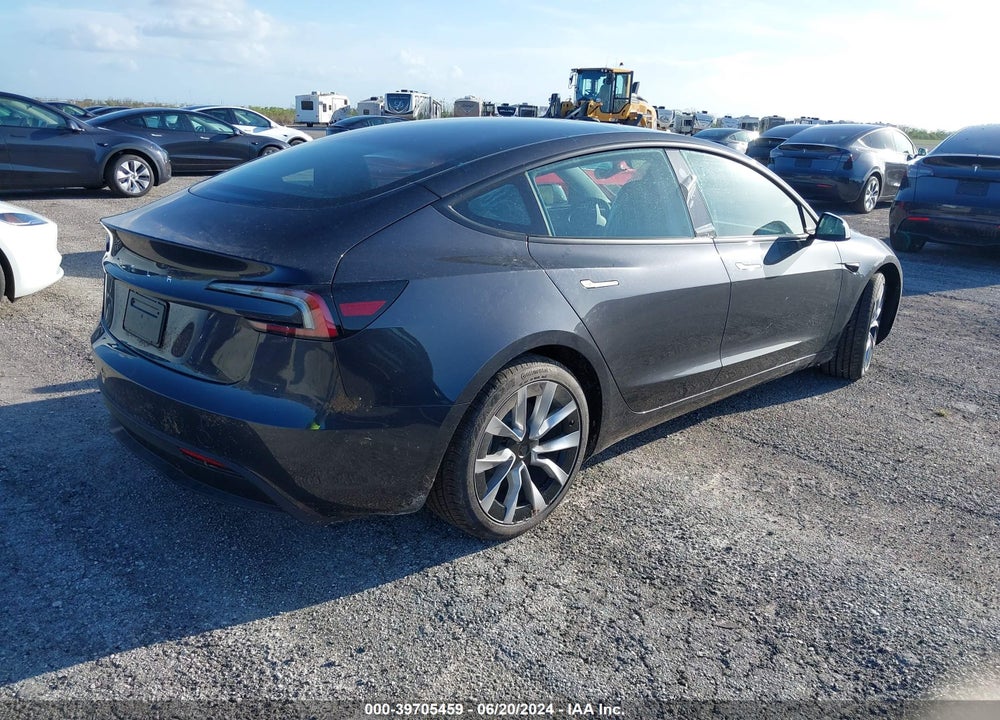 2024 TESLA MODEL 3 REAR-WHEEL DRIVE VIN: 5YJ3E1EA7RF752668