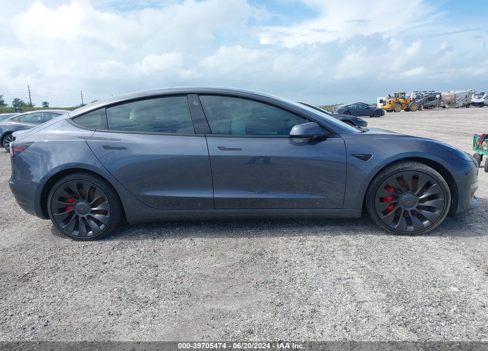 2022 TESLA MODEL 3 PERFORMANCE DUAL MOTOR ALL-WHEEL DRIVE VIN: 5YJ3E1EC6NF356808