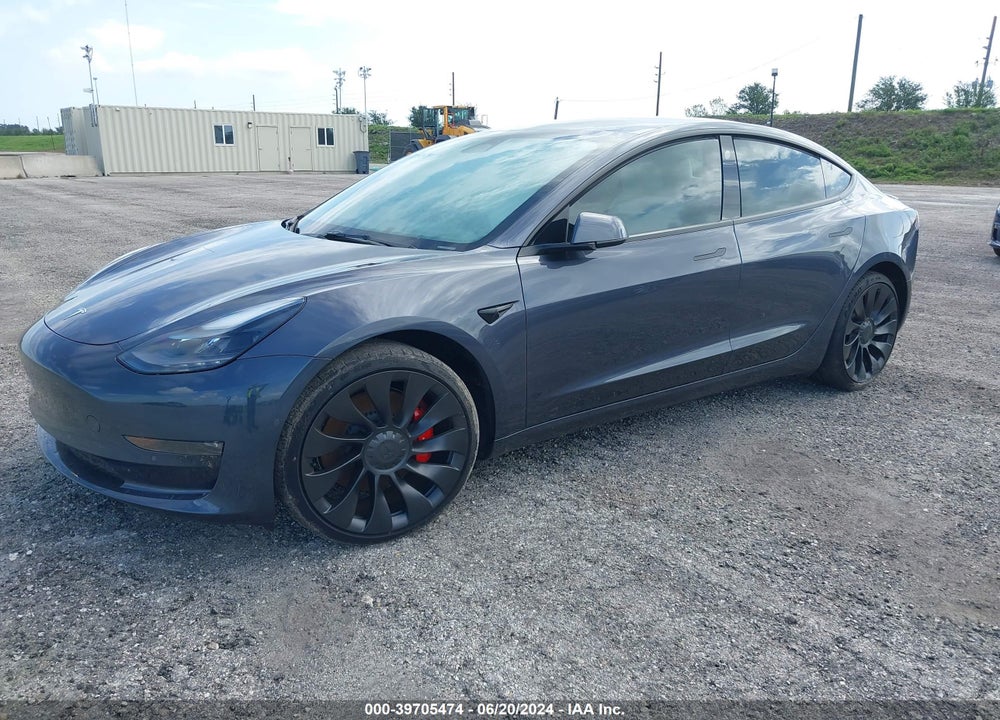 2022 TESLA MODEL 3 PERFORMANCE DUAL MOTOR ALL-WHEEL DRIVE VIN: 5YJ3E1EC6NF356808