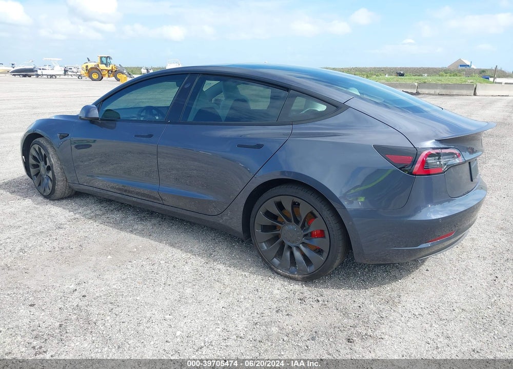 2022 TESLA MODEL 3 PERFORMANCE DUAL MOTOR ALL-WHEEL DRIVE VIN: 5YJ3E1EC6NF356808