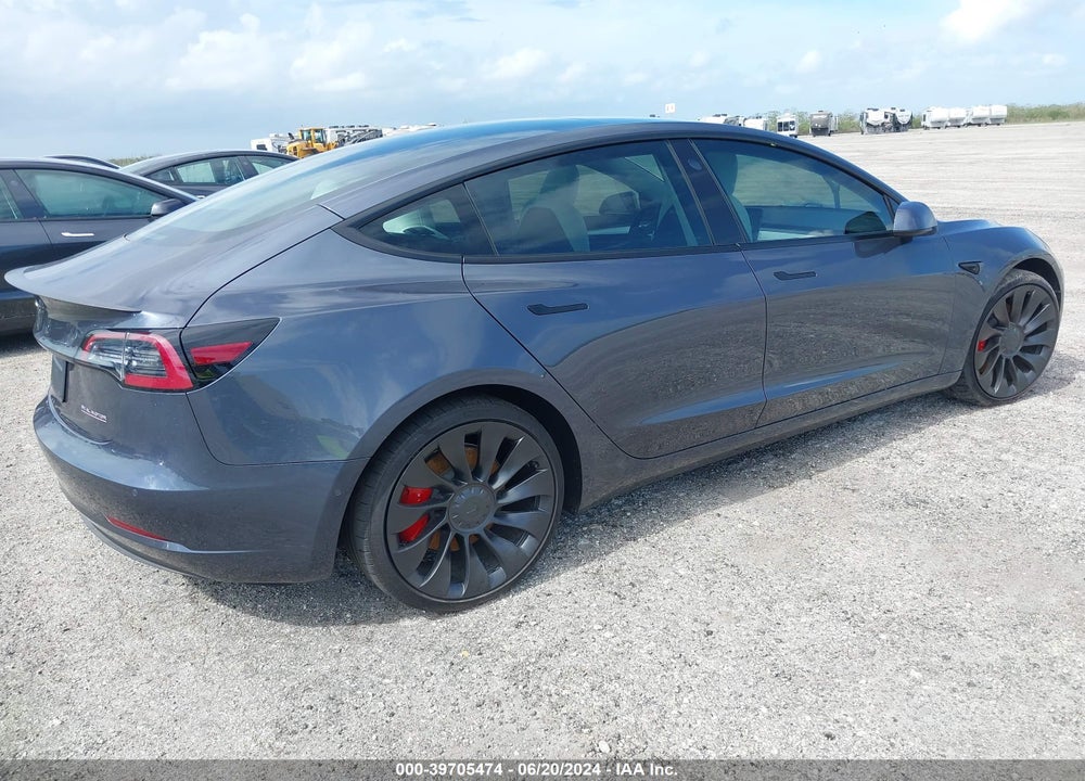 2022 TESLA MODEL 3 PERFORMANCE DUAL MOTOR ALL-WHEEL DRIVE VIN: 5YJ3E1EC6NF356808