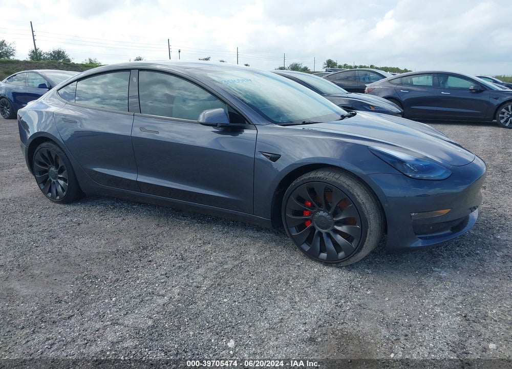 2022 TESLA MODEL 3 PERFORMANCE DUAL MOTOR ALL-WHEEL DRIVE VIN: 5YJ3E1EC6NF356808