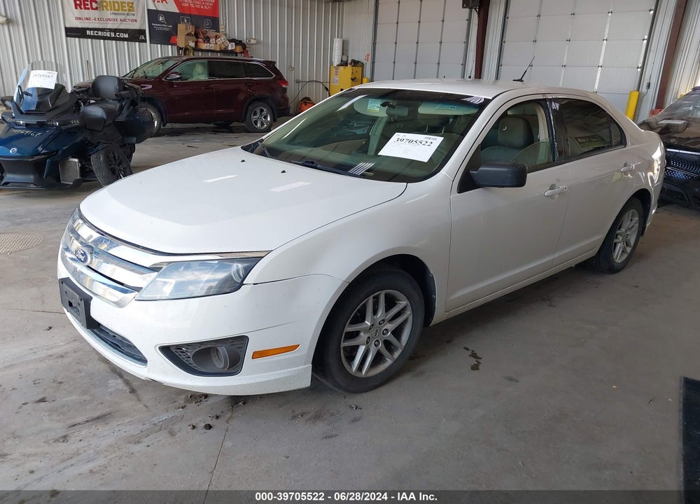 2010 FORD FUSION S VIN: 3FAHP0GA4AR382294