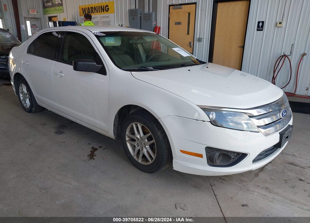 2010 FORD FUSION S VIN: 3FAHP0GA4AR382294