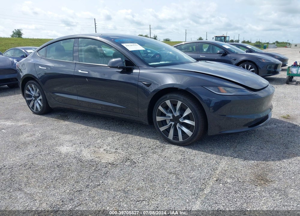 2024 TESLA MODEL 3 REAR-WHEEL DRIVE VIN: 5YJ3E1EAXRF752132