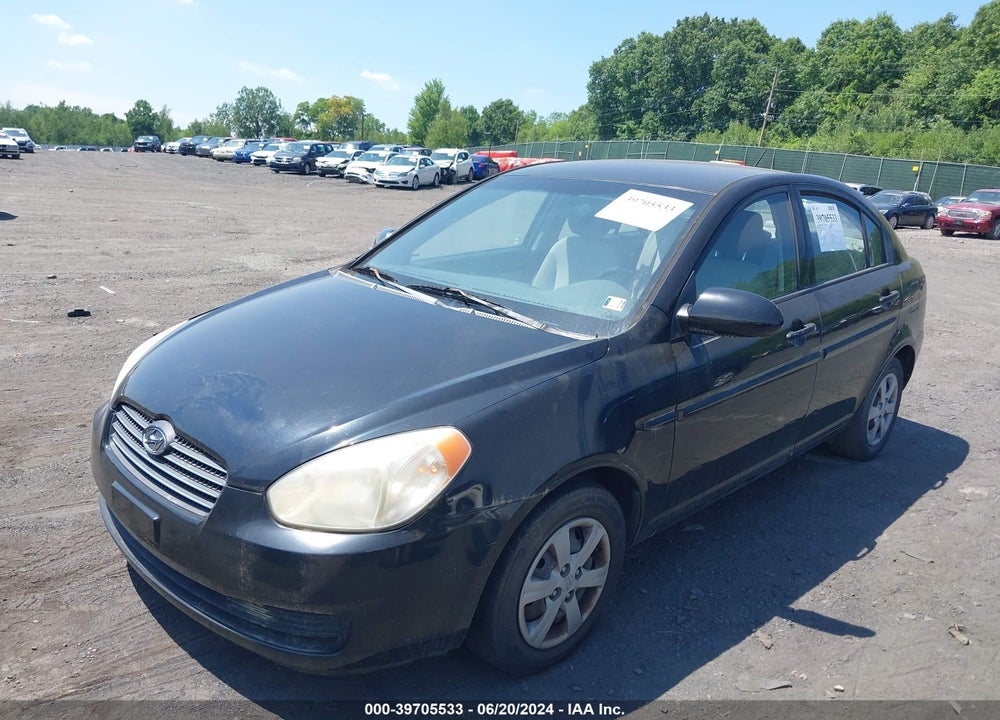2008 HYUNDAI ACCENT GLS VIN: KMHCN46C28U221980