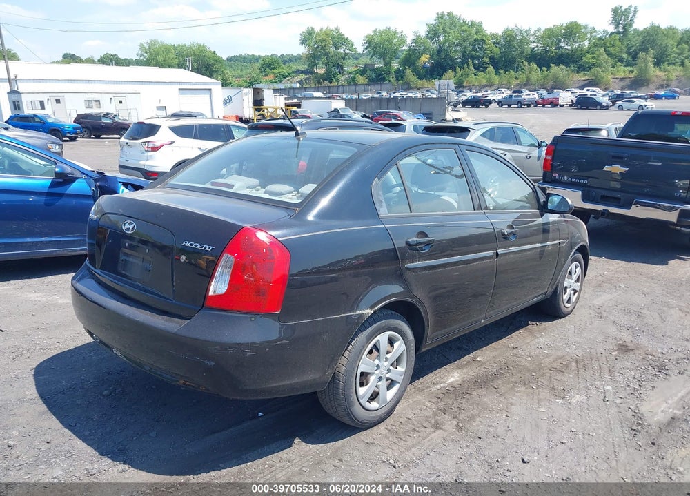2008 HYUNDAI ACCENT GLS VIN: KMHCN46C28U221980