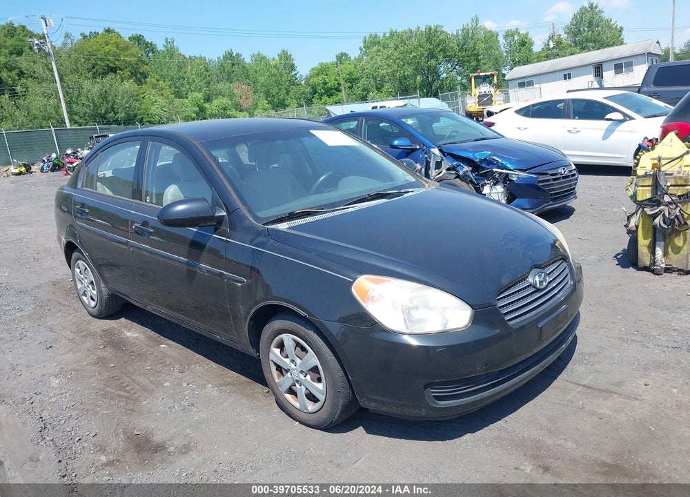 2008 HYUNDAI ACCENT GLS VIN: KMHCN46C28U221980