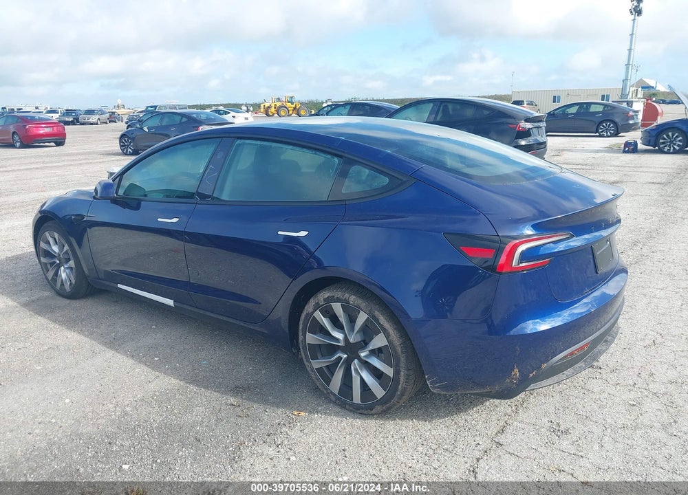 2024 TESLA MODEL 3 REAR-WHEEL DRIVE VIN: 5YJ3E1EA9RF768015