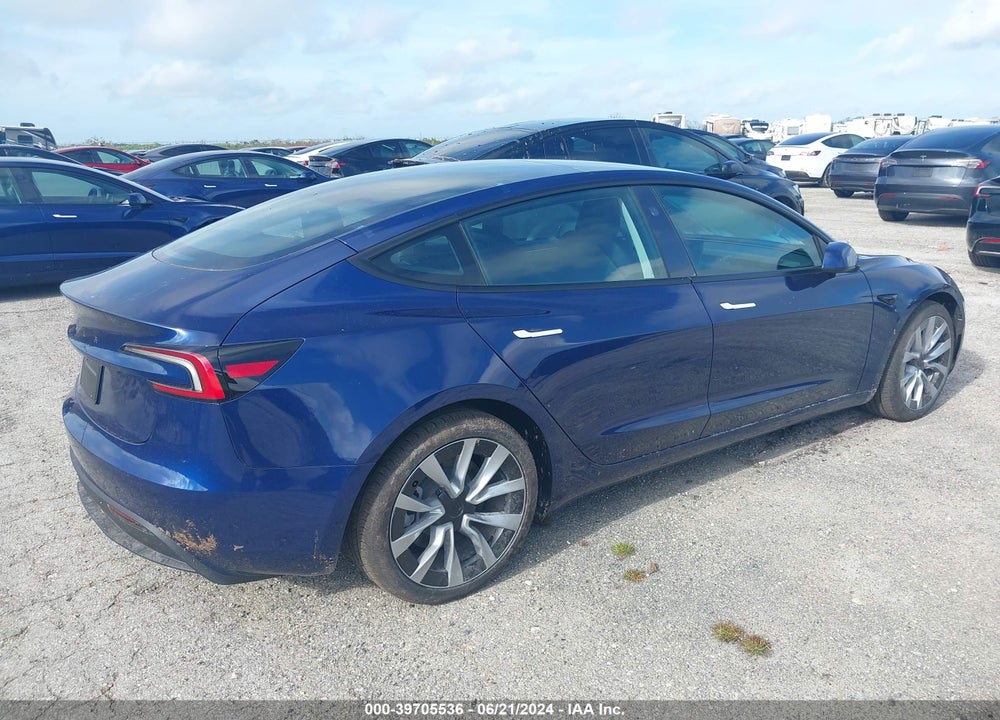2024 TESLA MODEL 3 REAR-WHEEL DRIVE VIN: 5YJ3E1EA9RF768015