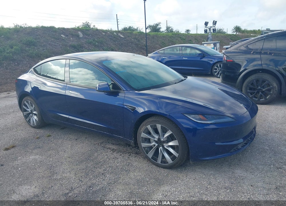 2024 TESLA MODEL 3 REAR-WHEEL DRIVE VIN: 5YJ3E1EA9RF768015