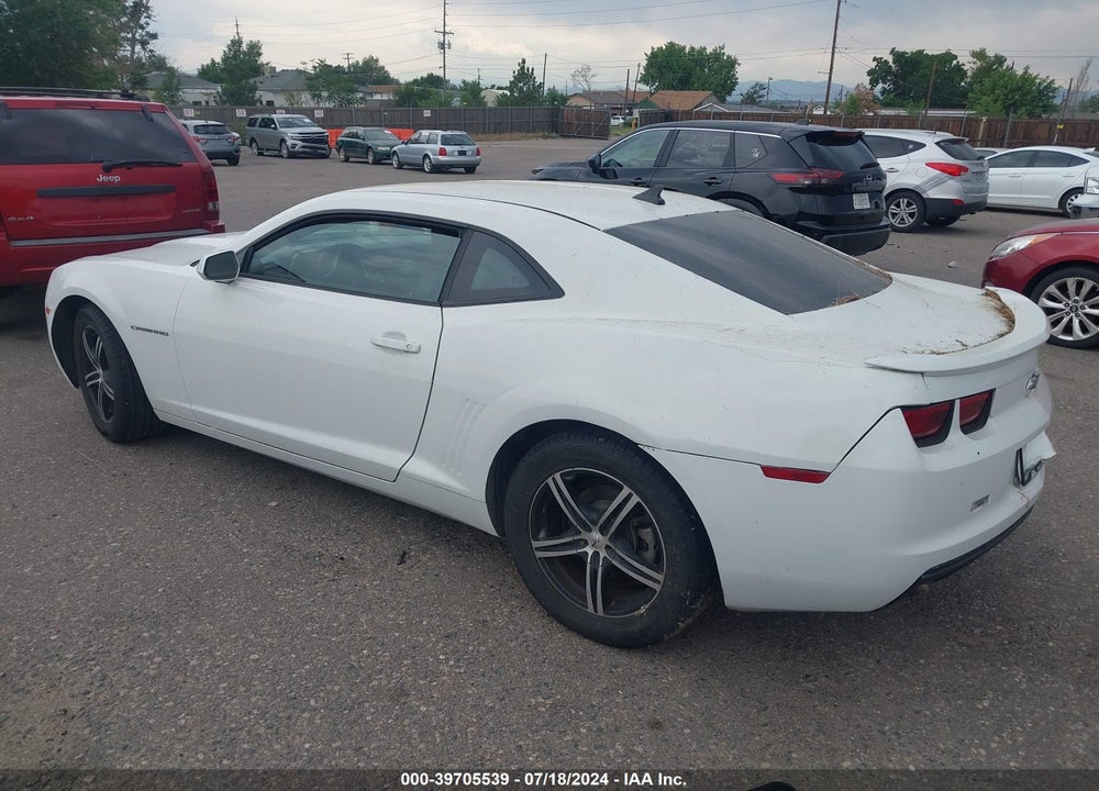 2013 CHEVROLET CAMARO 2LS VIN: 2G1FA1E38D9228283