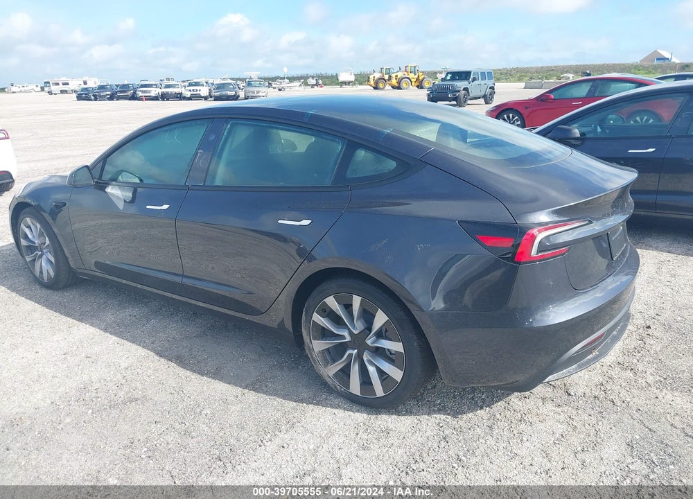 2024 TESLA MODEL 3 REAR-WHEEL DRIVE VIN: 5YJ3E1EA9RF752140