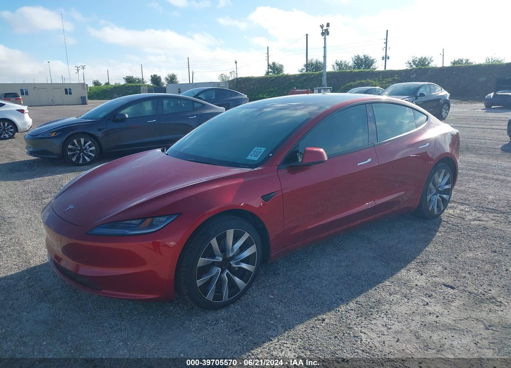 2024 TESLA MODEL 3 REAR-WHEEL DRIVE VIN: 5YJ3E1EA8RF752663