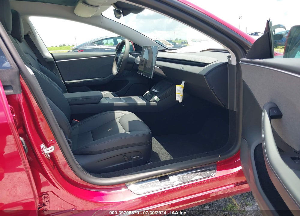 2024 TESLA MODEL 3 REAR-WHEEL DRIVE VIN: 5YJ3E1EA8RF752663