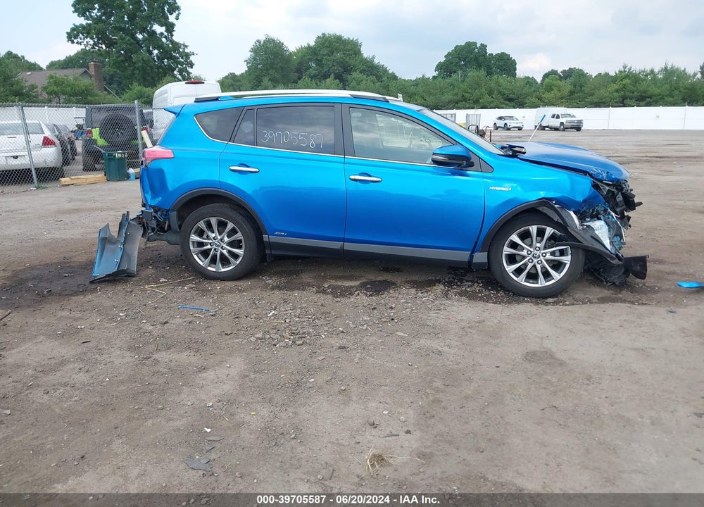2016 TOYOTA RAV4 HYBRID LIMITED VIN: JTMDJREV1GD055373