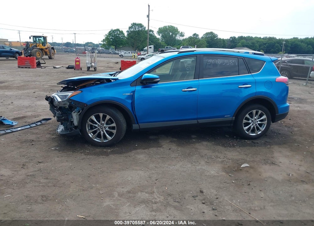 2016 TOYOTA RAV4 HYBRID LIMITED VIN: JTMDJREV1GD055373