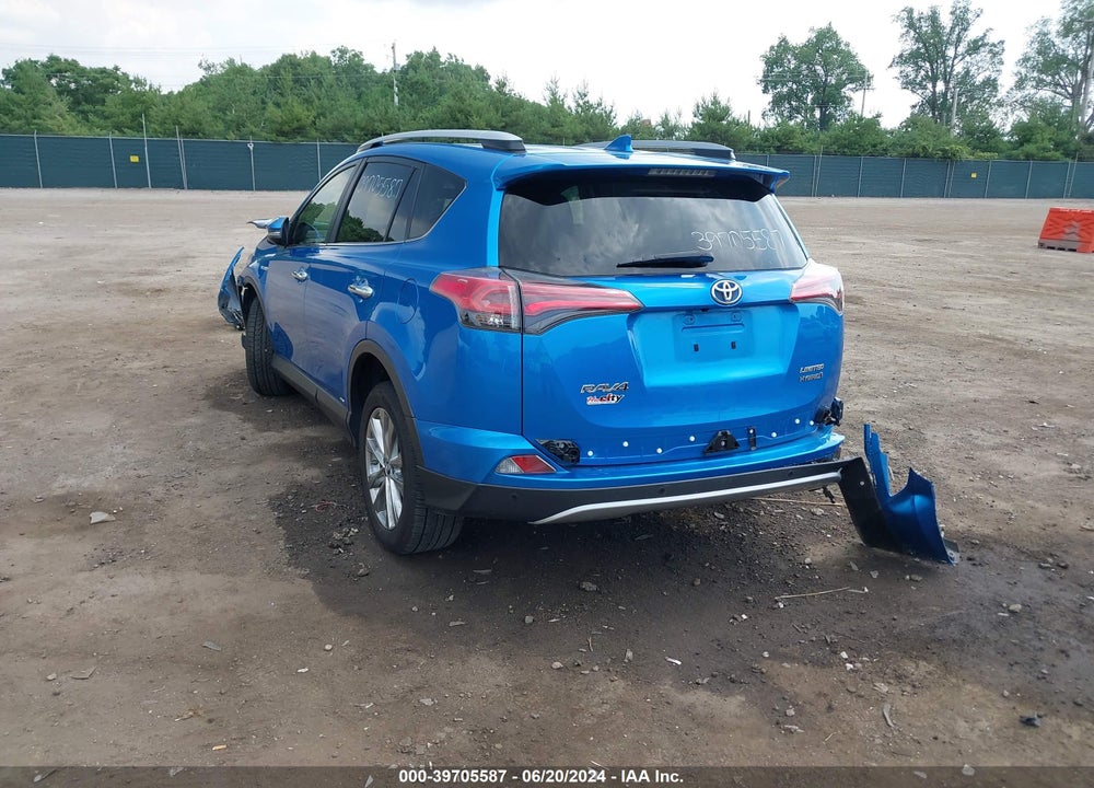 2016 TOYOTA RAV4 HYBRID LIMITED VIN: JTMDJREV1GD055373