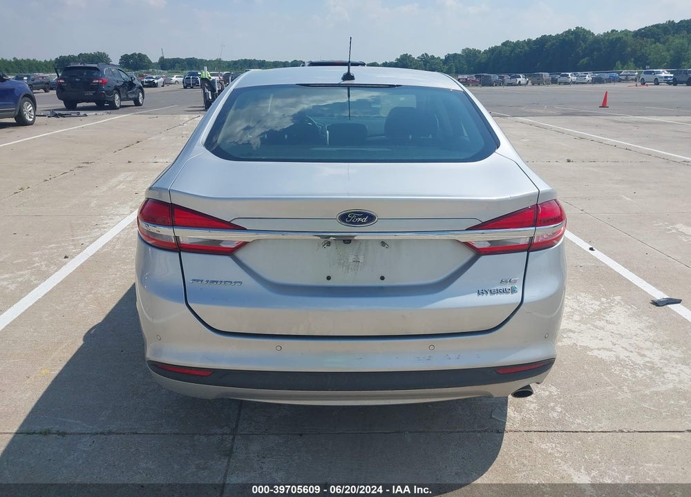 2018 FORD FUSION HYBRID SE VIN: 3FA6P0LU7JR268877
